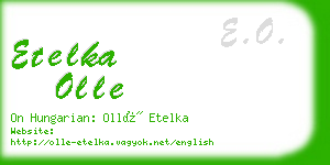 etelka olle business card